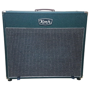 Koch 2x12 120W Speaker Cab -Open-Green/Silver Cloth KSC212OB-GS120 Special Order