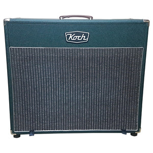 Koch 2x12 120W Speaker Cab -Open-Green/Silver Cloth KSC212OB-GS120 Special Order
