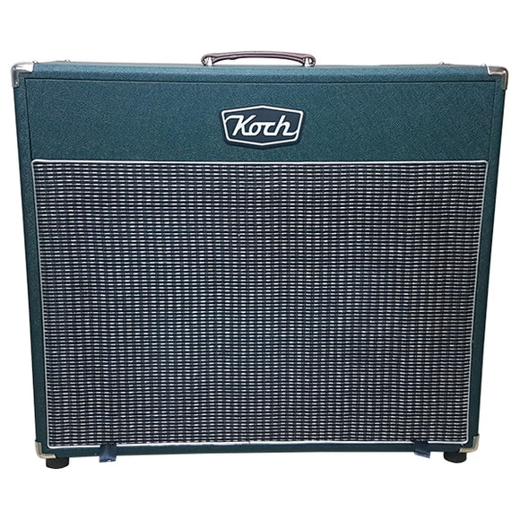 Koch 2x12 120W Speaker Cab -Open-Green/Silver Cloth KSC212OB-GS120 Special Order