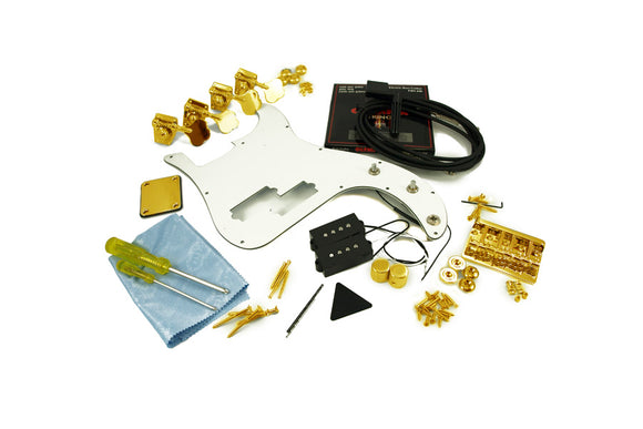 WD Parts Kit For Fender Precision Bass Gold