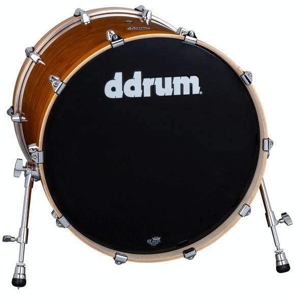 ddrum Dominion Series Bass Drum 20x22 Gloss Natural