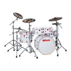 ddrum Hybrid - 5pc - White Wrap - Shell Pack