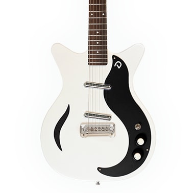 Danelectro'59M Spruce White Pearl/Black New, Free Shipping, D59MSPRUC-WH/BLK