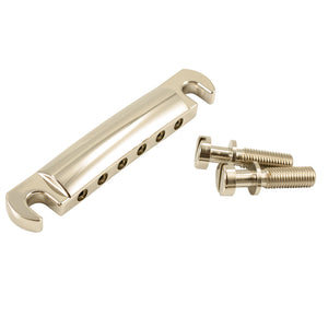 Kluson USA Steel Stop Tailpiece w/ Steel Studs Chrome
