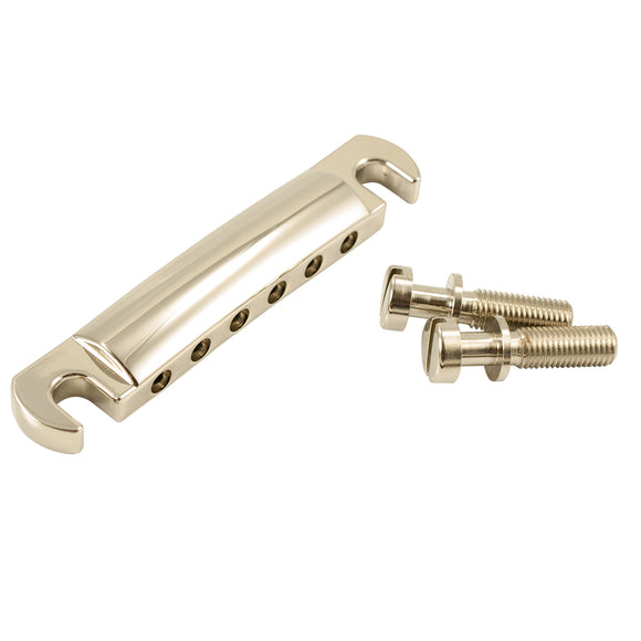 Kluson USA Steel Stop Tailpiece w/ Steel Studs Chrome
