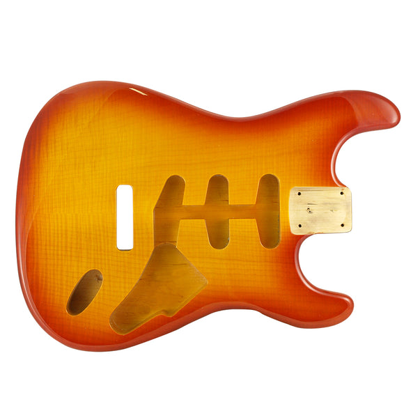 Strat Body Flame Honeyburst