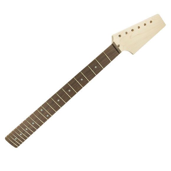 WD Music Pre-Drilled Paddle Headstock 22 Fret Neck For Fender Stratocaster 22 Fret Neck Pocket Ros