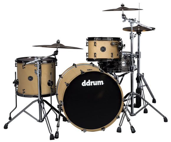 ddrum M.A.X 3pc Satin Natural 22 inch bass drum - Shell Pack