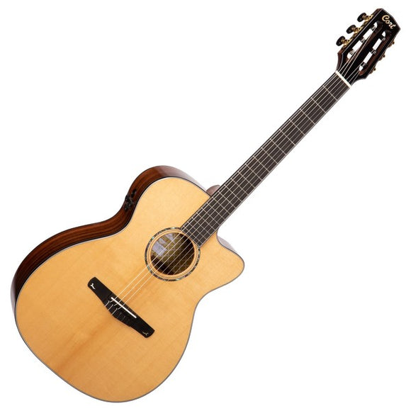 Cort Gold Series All Solid Classical Guitar, Gold-OC8 Nylon