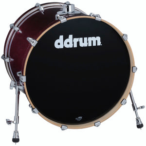ddrum Dominion Series Bass Drum 18x22 Red Sparkle