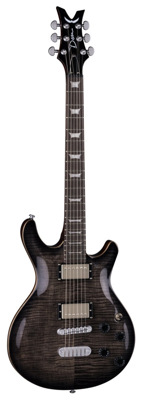 Dean Icon Flame Top Charcoal Burst