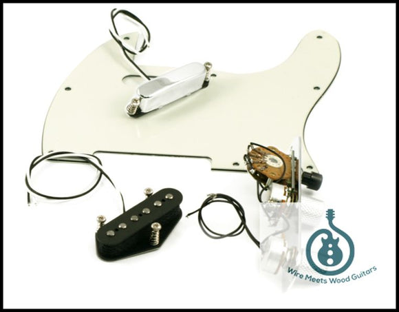 Kent Armstrong TBA Wired Assembly For Tele Pickguard W/ Tl4F & Tl4R Pickups; Free Shipping