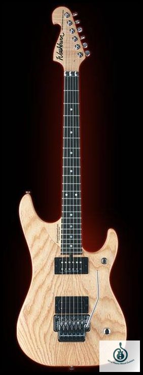 Washburn N4ESANM Nuno Bettencourt USA Made N4, Natural Finish, Swamp Ash Body w/ Case