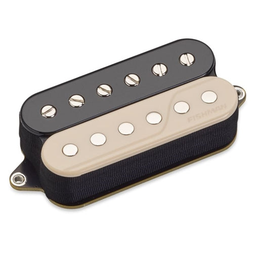 Fishman PRF-CO7-BZ1 Fluence Classic Humbucker 7-String Open Core Zebra Single Bridge