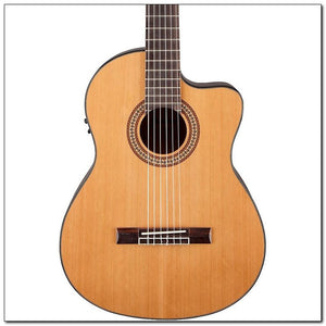 Jasmine JC27CE-NAT Classical Cutaway Acoustic Electric, Solid Cedar Top