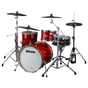 ddrum Dios 320 Maple 3 Pc Shell Pack, 8x12 Tom, 14x14 Floor Tom, 20x20 Bass, Red Cherry Sparkle