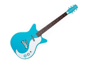 Danelectro'59M- Nos+ Double Cutaway Baby Come Back Blue New, Free Shipping, D59M-PLUS-BCB