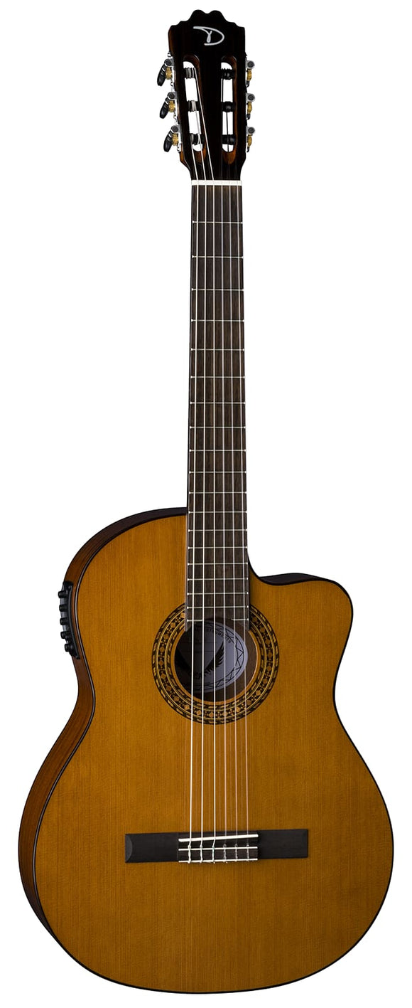 Dean Espana Classical Plus Cutaway Solid Top Acoustic-Electric, Gloss Natural, Nut Width 2