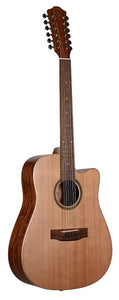 Teton STS105CENT-12 105 Series Dreadnought Mahogany Neck 12-String Acoustic-Electric Guitar w/Bag
