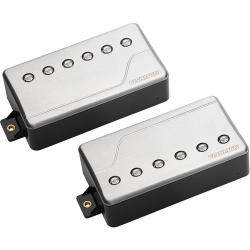 Fishman PRF-CHB-SR2 Fluence Classic Humbucker Pickup Set, Brushed Stainless