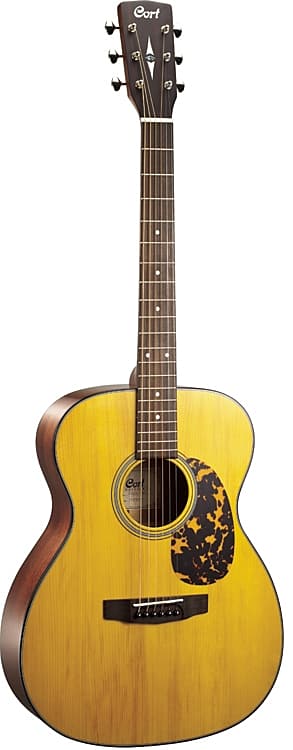 Cort Luce Series L-300VF Acoustic Guitar, Natural w/ Vintage Toner