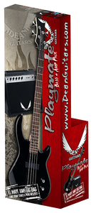 Dean Edge 09 Bass Guitar Pack w/Amp E09 Classic Black, New, Free Shipping