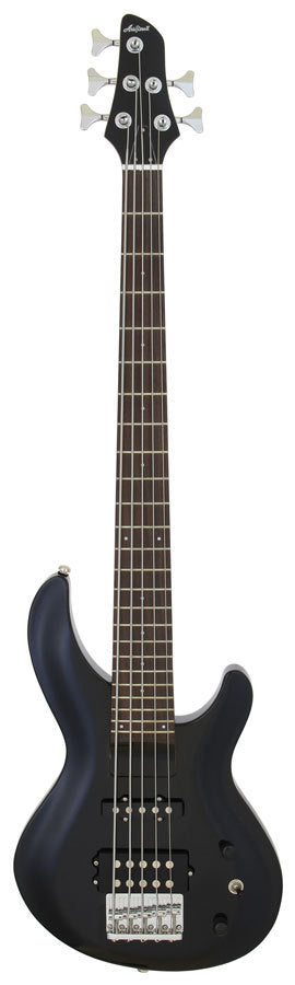 Aria IGB-STD/5-MBK IGB Series 5-String Electric Bass Guitar, Metallic Black, New, Free Shipping