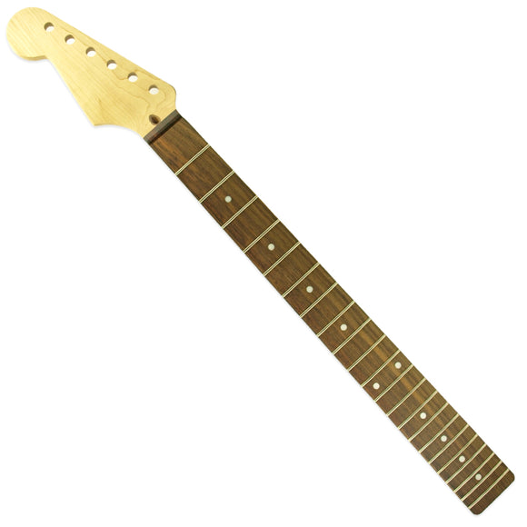 WD Licensed By Fender Replacement Left Hand 22 Fret Neck For Stratocaster Modern C Rosewood