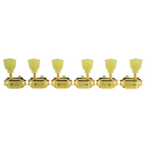 Kluson 3 Per Side Supreme Series Tuning Machines Gold