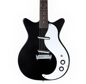 Danelectro'59M- Nos+ Double Cutaway Black New, Free Shipping, D59M-PLUS-BLK