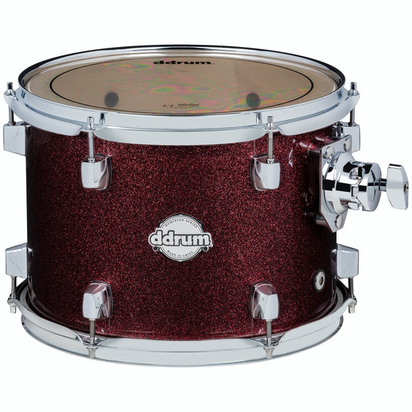 ddrum Dominion Birch 10x13 Rack Tom Red Spkl