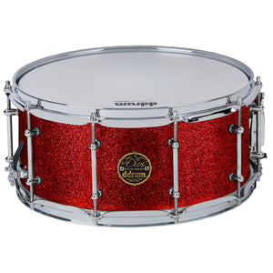 ddrum Dios Series Maple 6.5x14 Red Cherry Sparkle Snare Drum