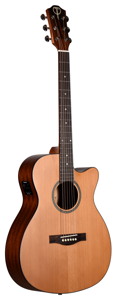 Teton STG105CENT Cedar Top Grand Concert Acoustic-Electric, Free Shipping