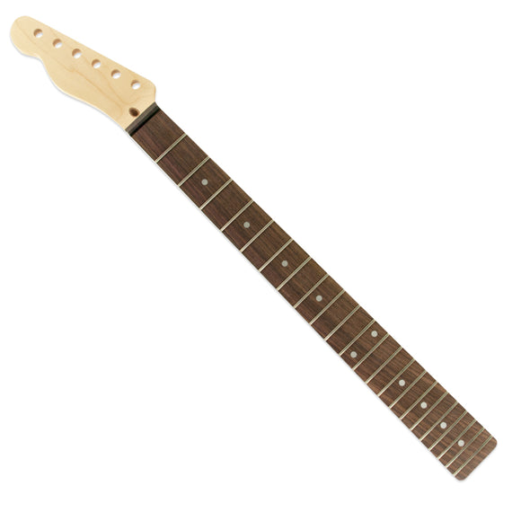 WD Licensed By Fender Replacement Left Hand 22 Fret Neck For Telecaster Modern C Rosewood