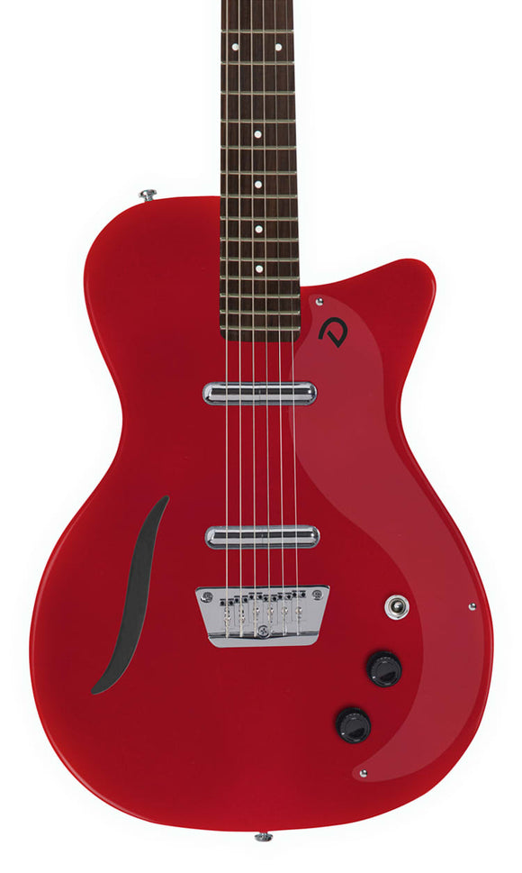 Danelectro '56 Vintage Baritone Electric Guitar (Metallic Red), New, Free Shipping D56VBAR-MR