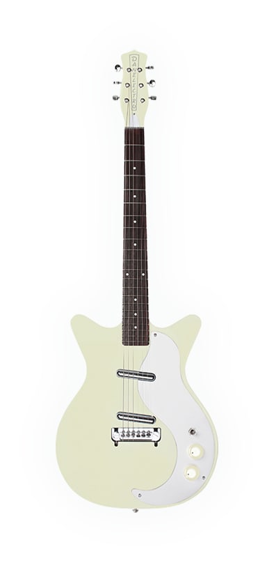 Danelectro D59M Plus NOS Outa-Sight White Electric Guitar