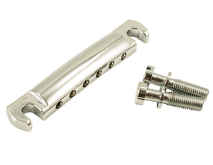 Kluson USA Aluminum Stop Tailpiece w/ Steel Studs Chrome