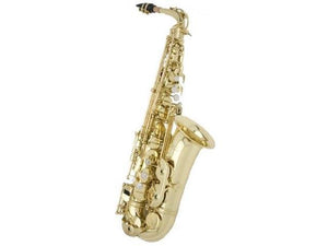 Antigua XP Eb Alto Saxophone, Yellow Brass, Ribbed Construction, Clear Lacquer, Outfit