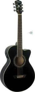 Washburn EA10B Petite Jumbo Cutaway Acoustic Electric w/ Basswood Top, Back & Sides;