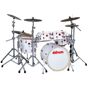 ddrum Hybrid - 6pc - White Wrap - Shell Pack
