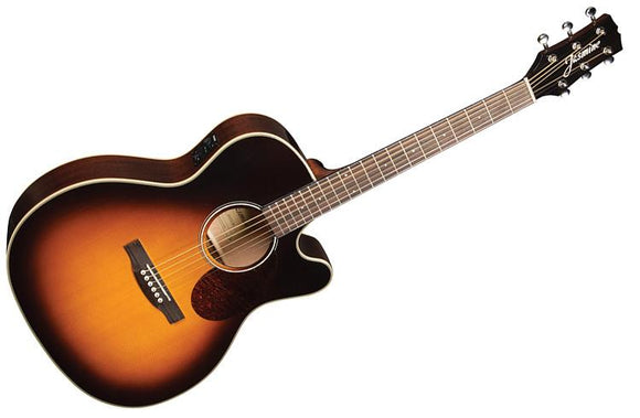 Jasmine JO37CE-SB OM Acoustic/Electric, Solid Spruce Top, Fishman Isys III Preamp w/Built-In Tuner