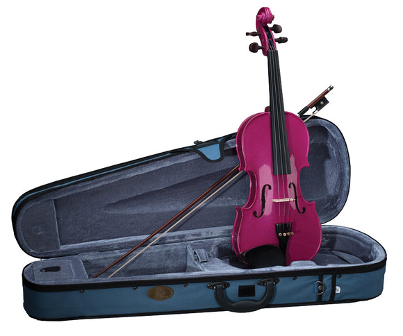 Stentor Harlequin Series 4/4 Size Violin Outfit w/ Case - Pink