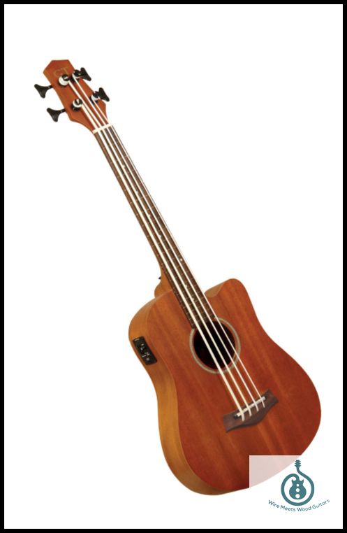 Gold Tone M-BASS25 25-Inch Scale Acoustic-Electric MicroBass w/ Gig Bag;