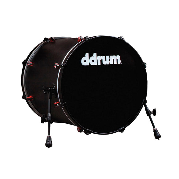 ddrum Hybrid Series 18x22 bass drum Satin Black